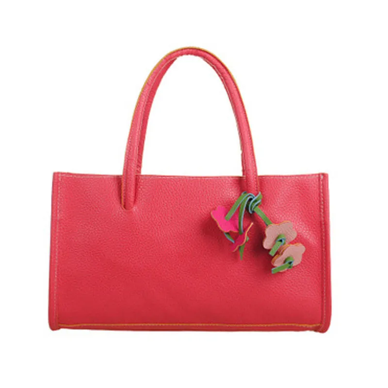 9 Colors Cy Color Flowers Elegant Girls Hbags Leather Shoulder Bag Women