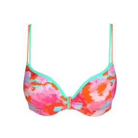 Apollonis Neon Sunset Padded Heartshape Bikini Top