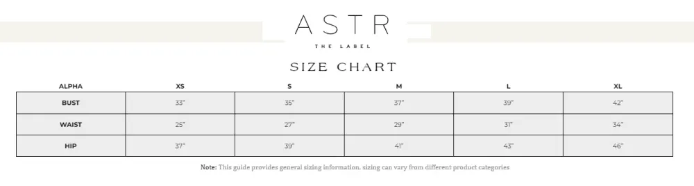 ASTR - Primrose V Neck Vest