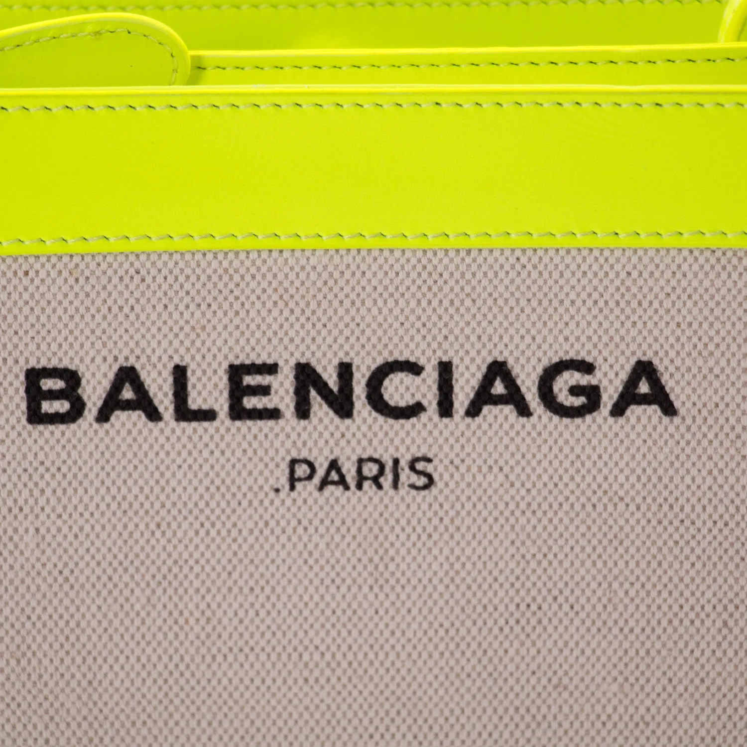 Balenciaga Leather and Canvas Shoulder Bag