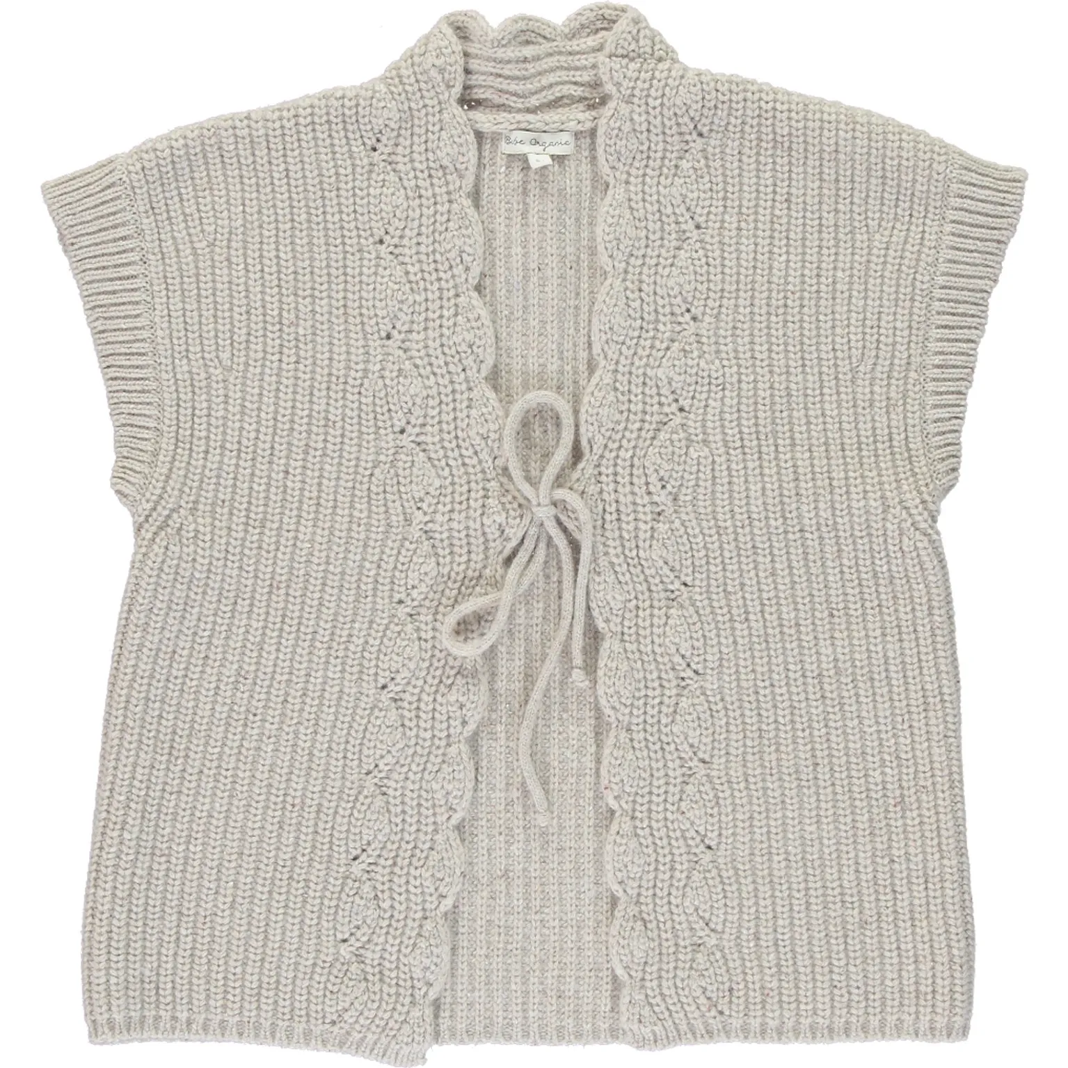 Bebe Organic Ariel Vest, Pebble