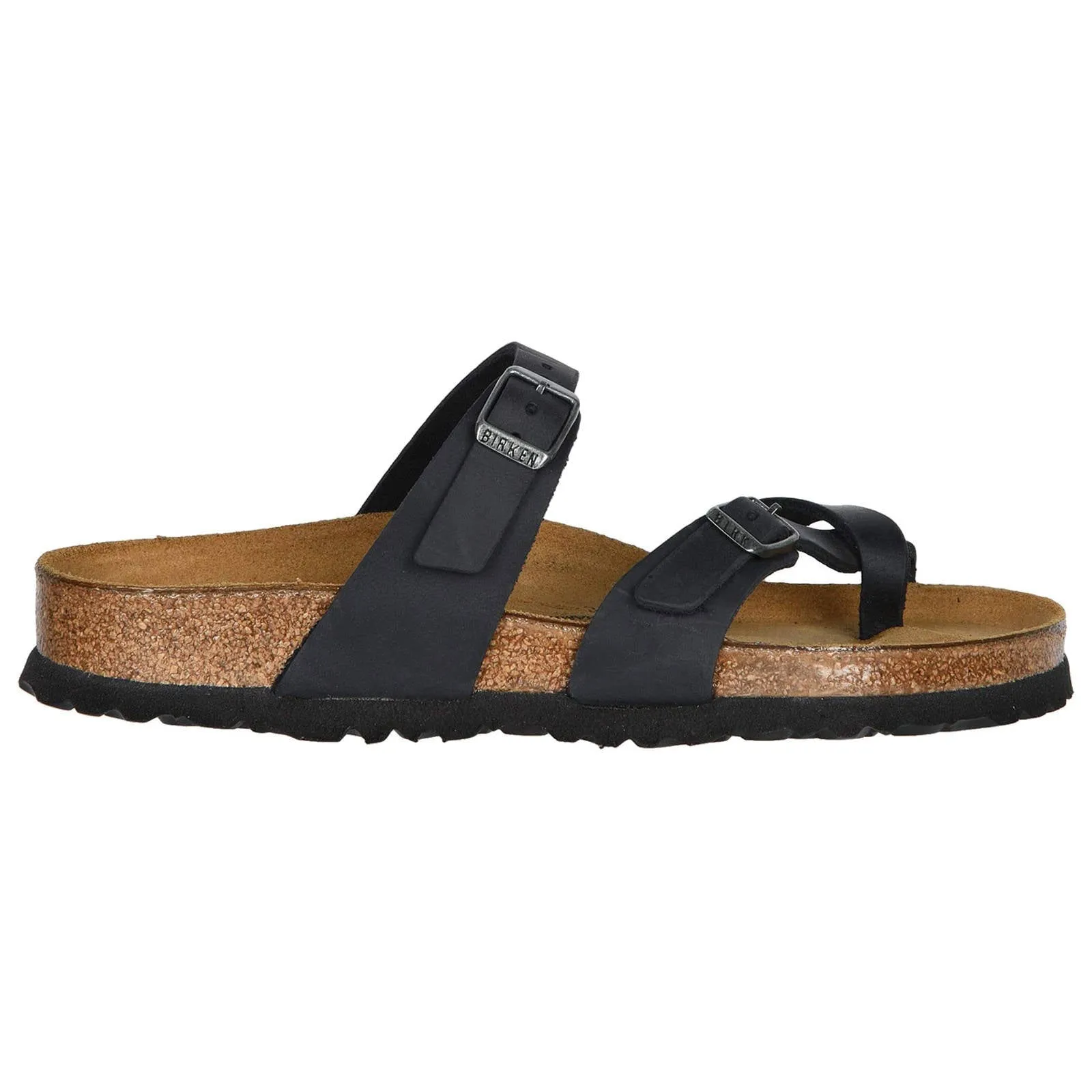 Birkenstock Unisex Sandals Mayari Mens Womens Beach Buckle Nubuck - UK 5.5