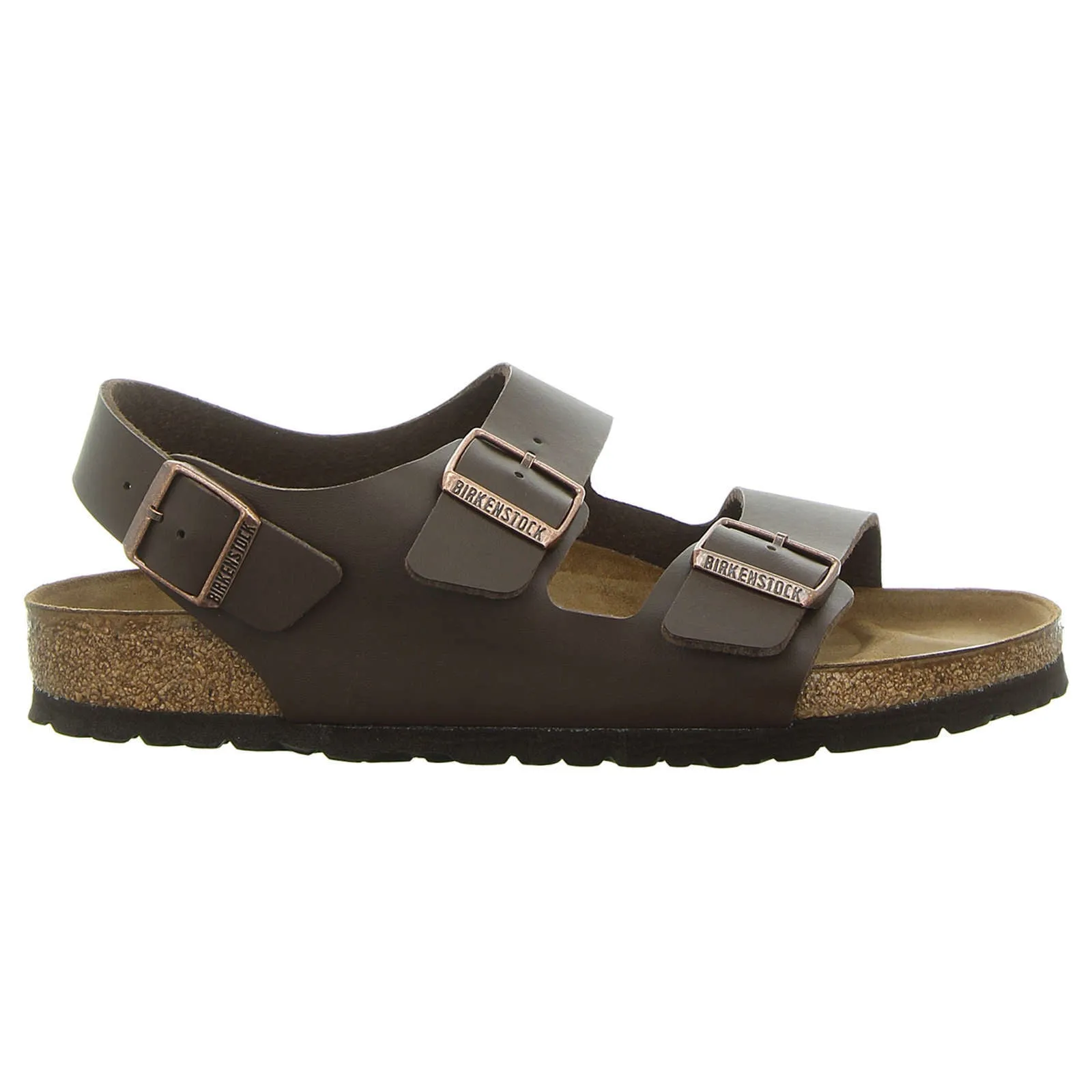 Birkenstock Unisex Sandals Milano BS Adjustable Buckles Slingbacks Birko-Flor - UK 5.5