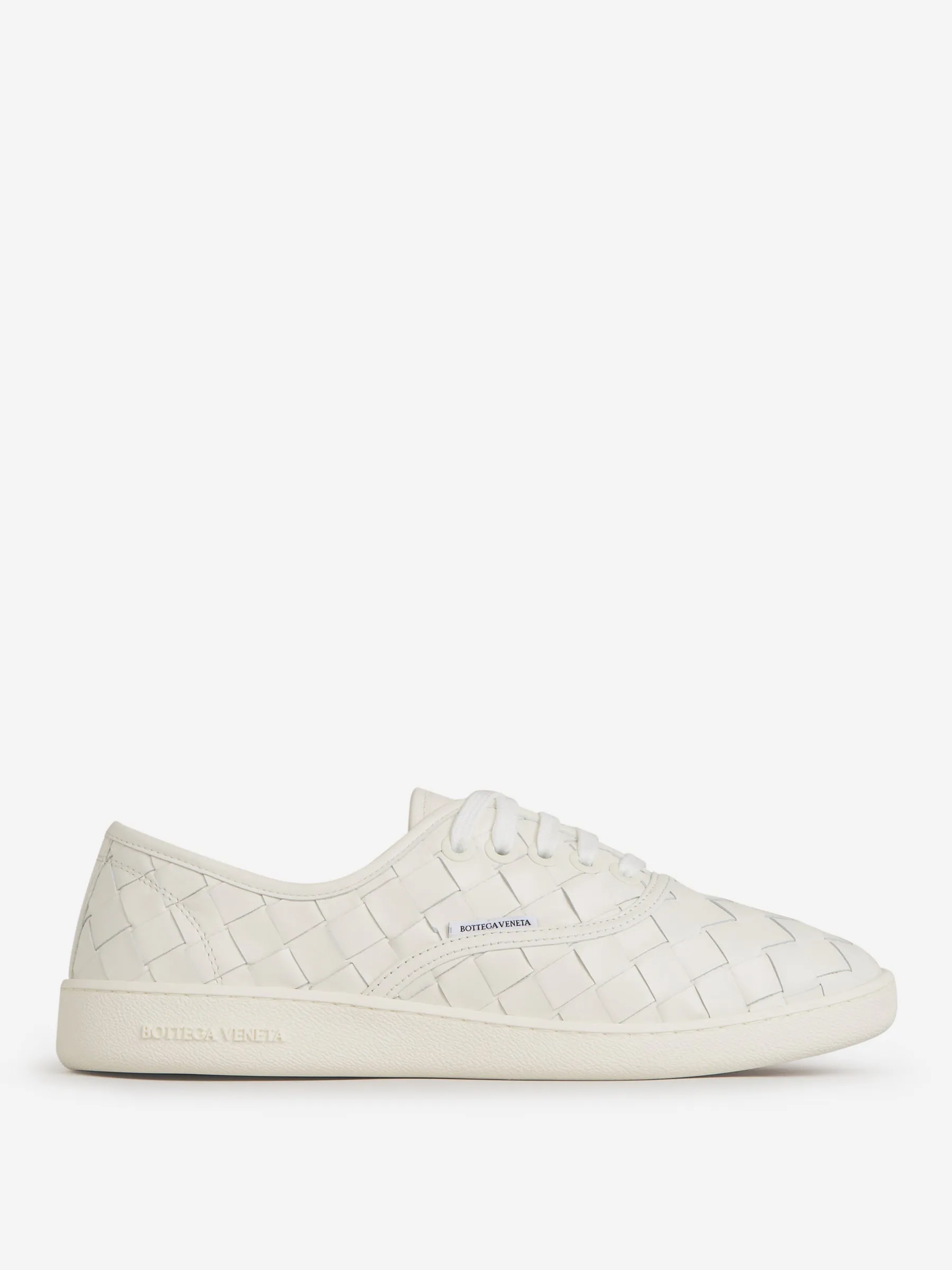 Bottega Veneta Leather  Intrecciato Sneakers 