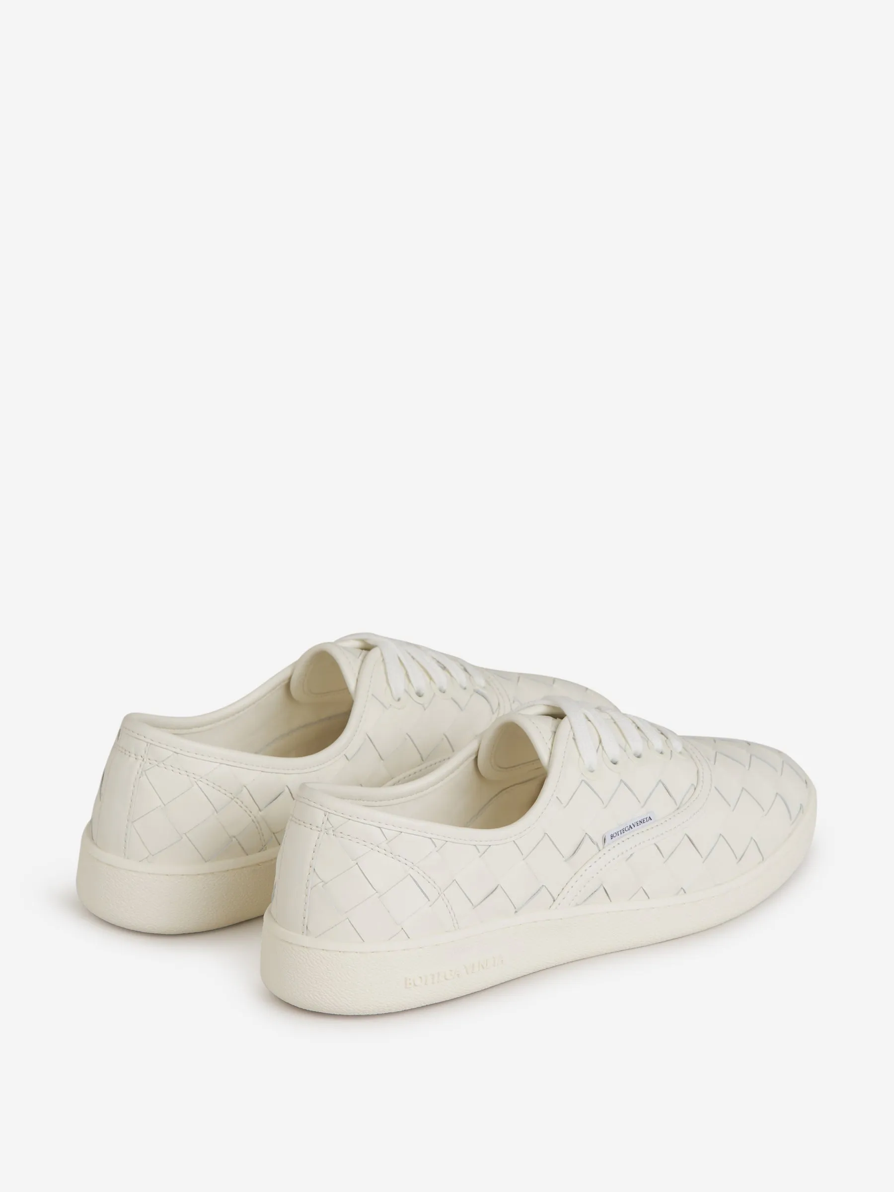 Bottega Veneta Leather  Intrecciato Sneakers 