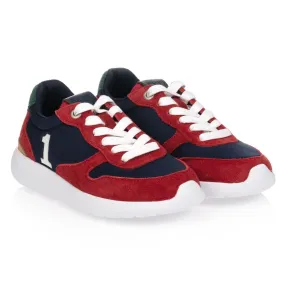 Boys Red & Blue Trainers