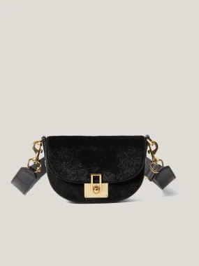 Calf Hair Denbigh Crossbody | Black