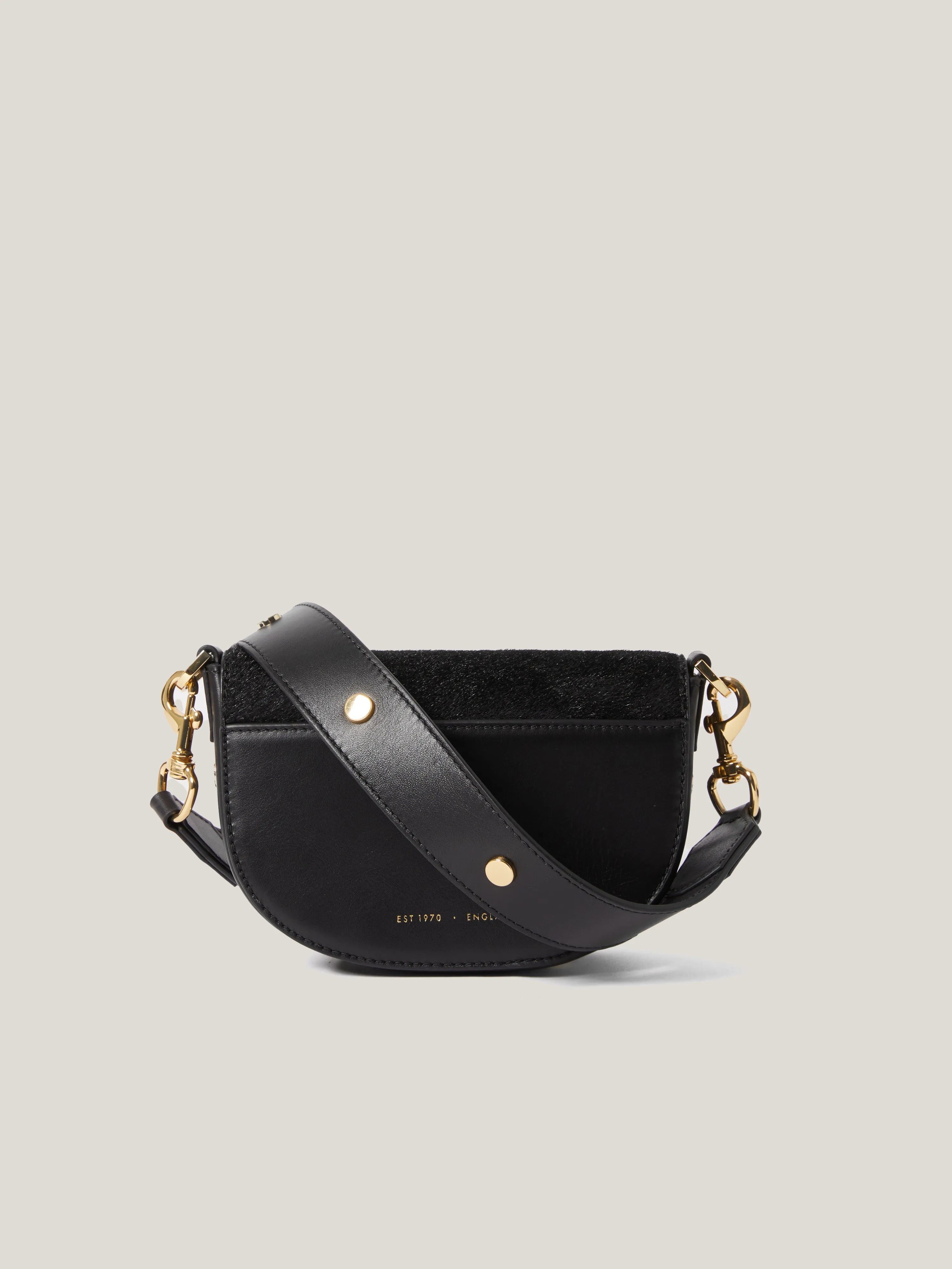 Calf Hair Denbigh Crossbody | Black