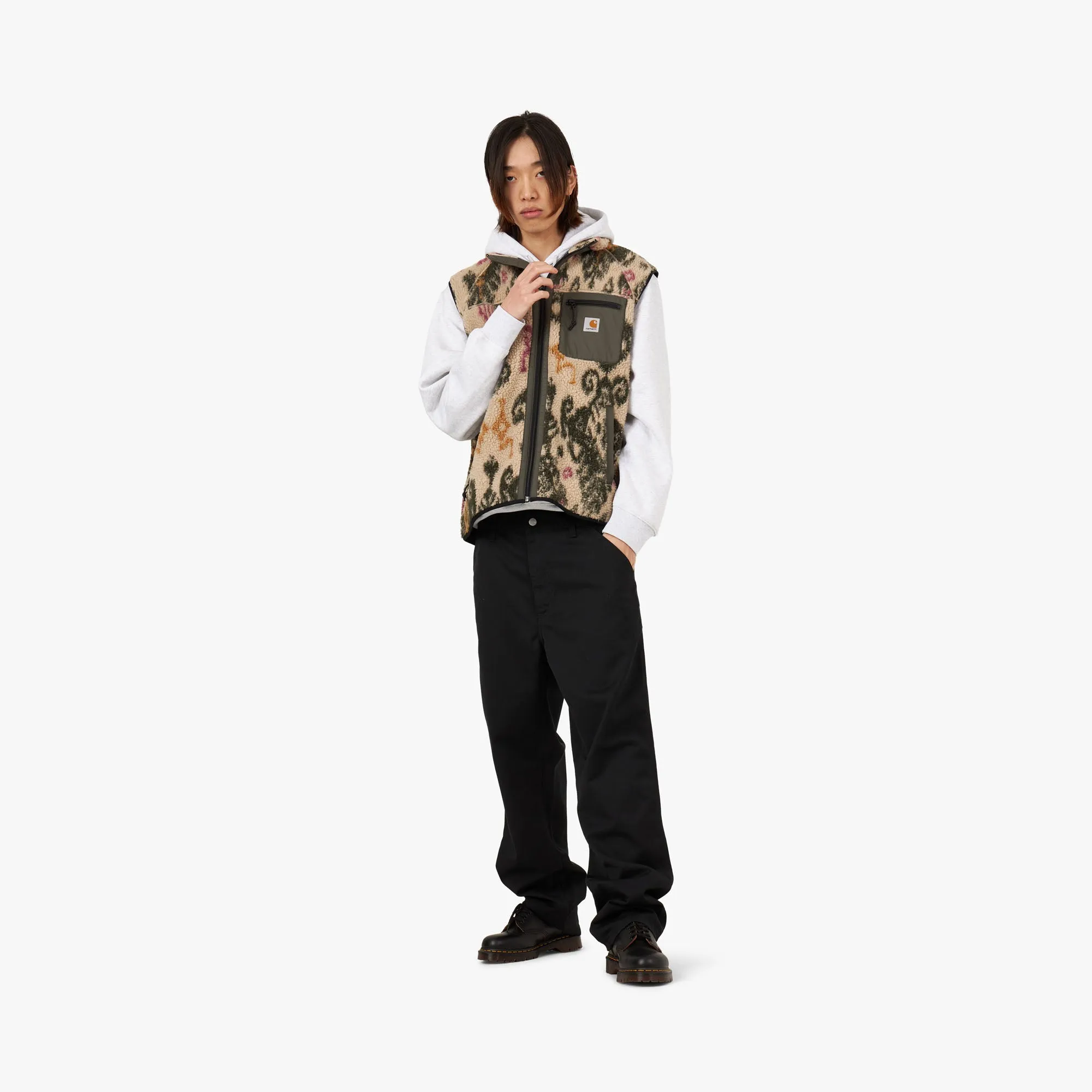 Carhartt WIP Prentis Vest Liner / Baru jacquard / Wall