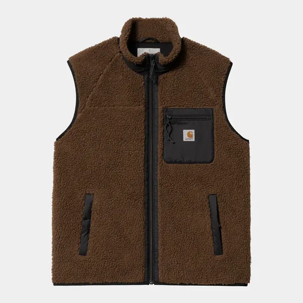 Carhartt WIP Prentis Vest Liner - Deep H Brown / Black