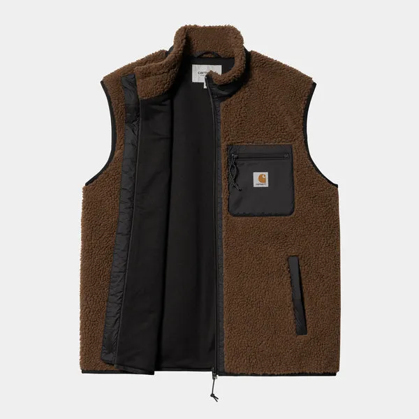 Carhartt WIP Prentis Vest Liner - Deep H Brown / Black