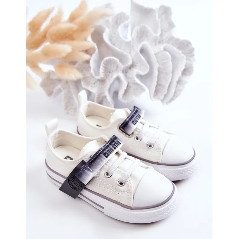 Children's Low Sneakers Big Star JJ374075 White