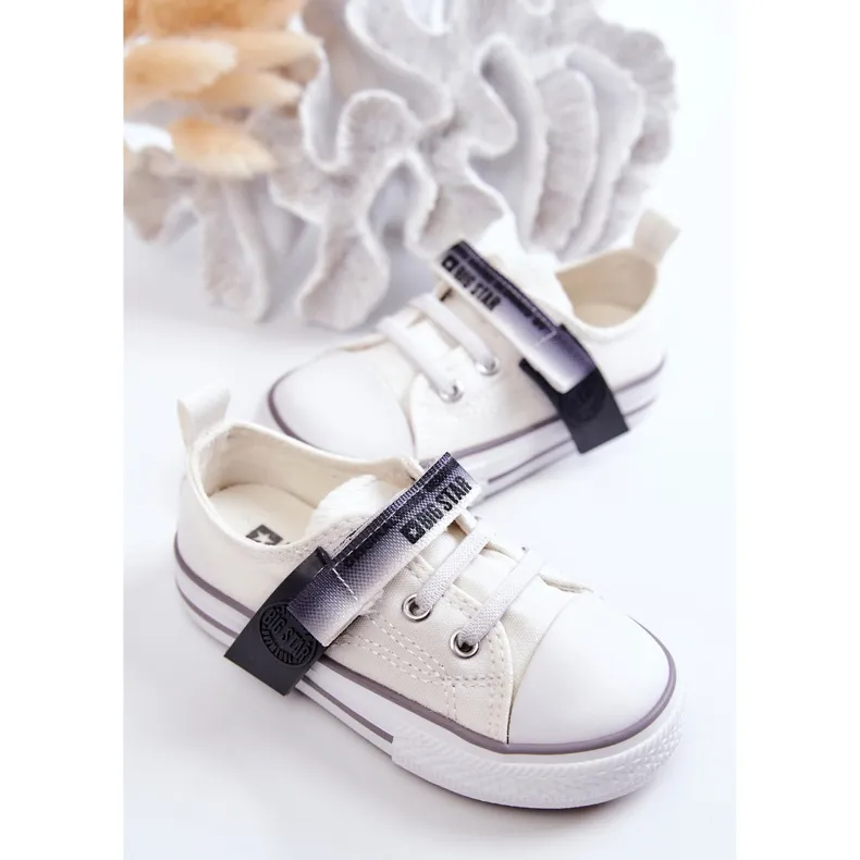 Children's Low Sneakers Big Star JJ374075 White