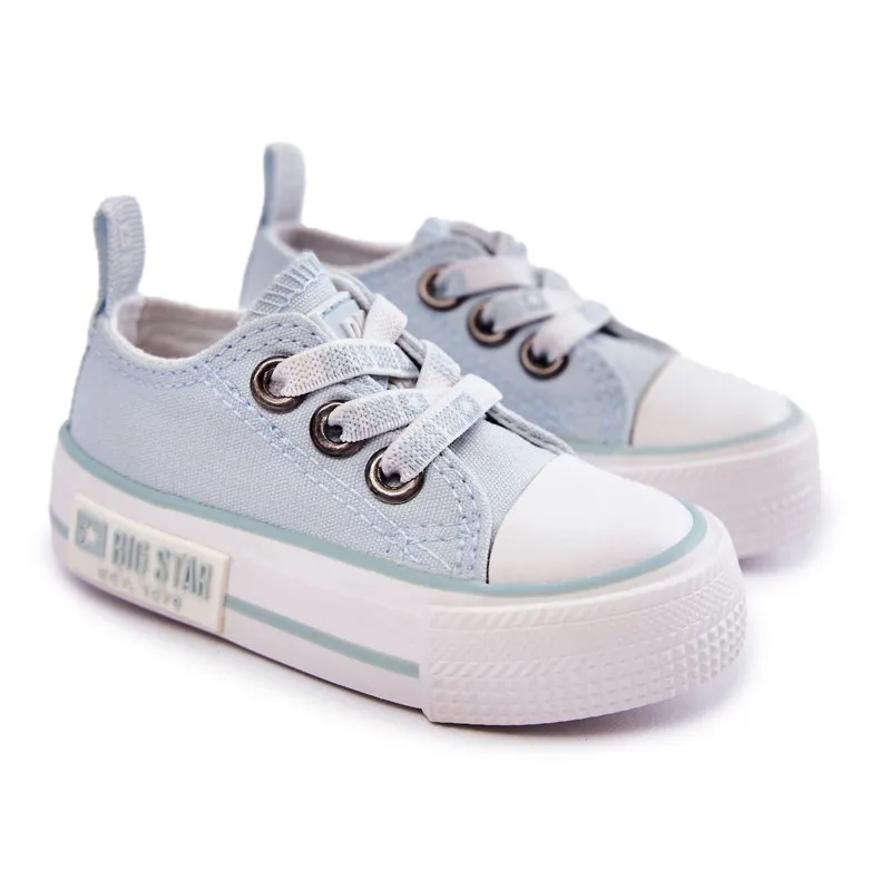 Children's Material Sneakers Big Star KK374053 Blue