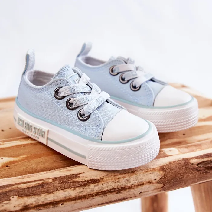 Children's Material Sneakers Big Star KK374053 Blue