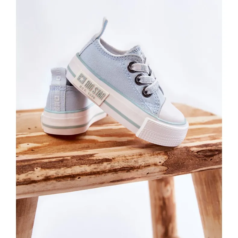 Children's Material Sneakers Big Star KK374053 Blue