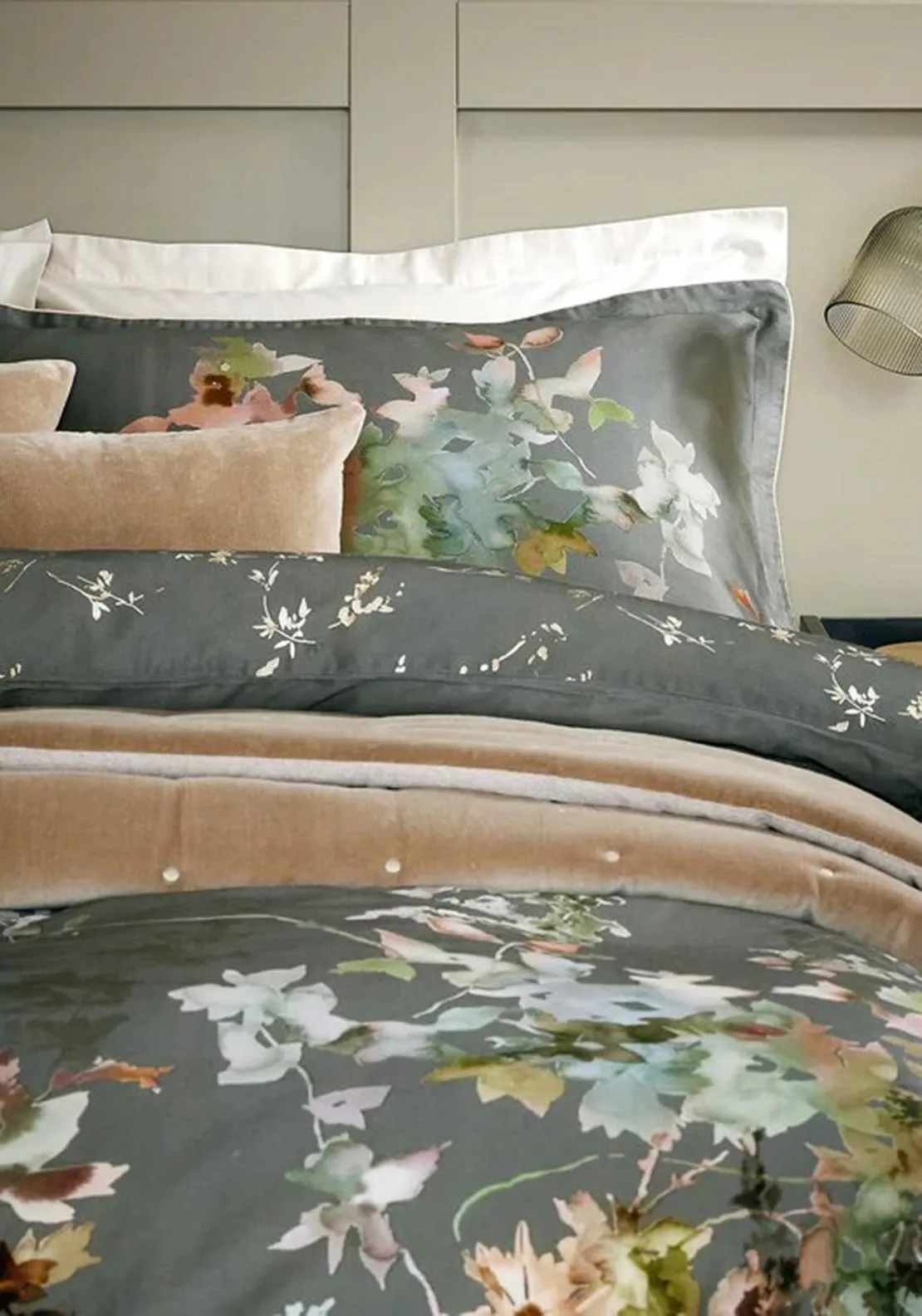 Christy Botanical Duvet Cover Set, Forest