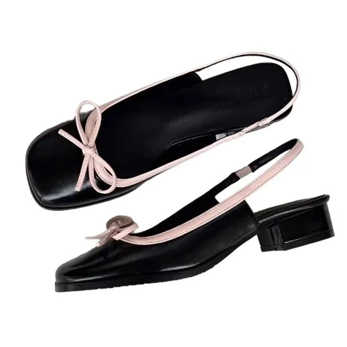 Coquette Bow Ballet Sandals