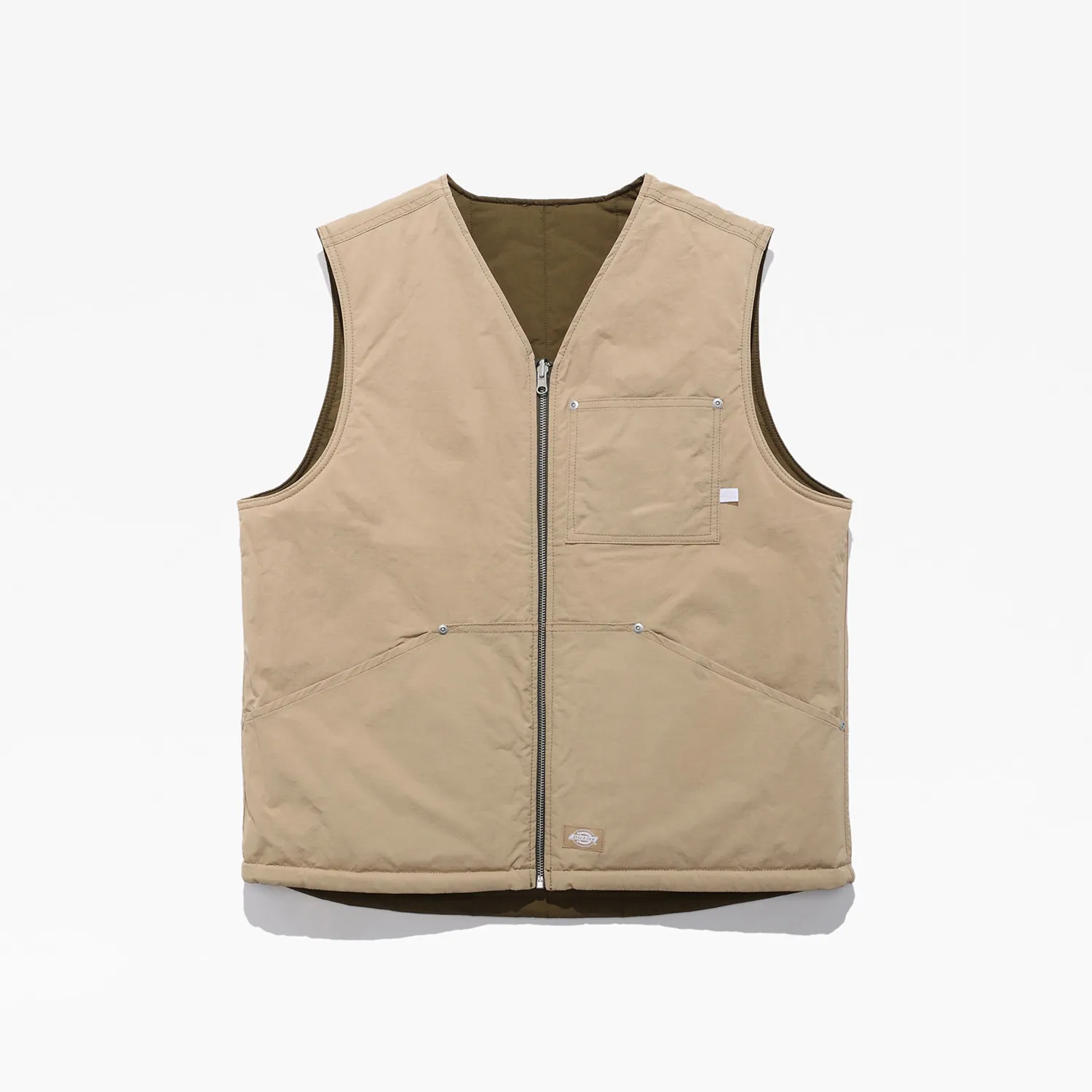 Dickies PREMIUM COLLECTION REVERSIBLE VEST, Military Olive/Incense 