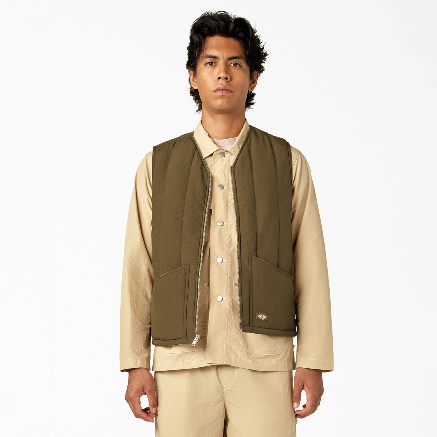 Dickies PREMIUM COLLECTION REVERSIBLE VEST, Military Olive/Incense 