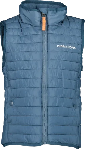 Didriksons Kids' Pion Vest 2 True Blue | Buy Didriksons Kids' Pion Vest 2 True Blue here | Outnorth