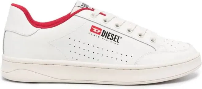 Diesel S-Athene Vtg leather sneakers White