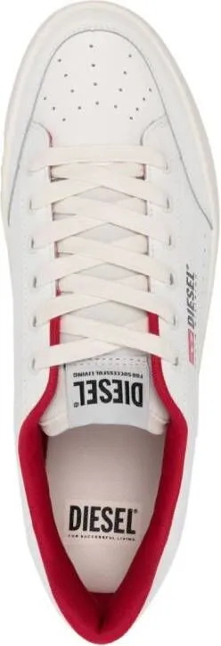 Diesel S-Athene Vtg leather sneakers White