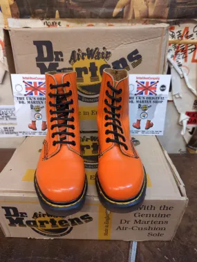 Dr Martens 552 Orange 8 Hole Made in England Size 1