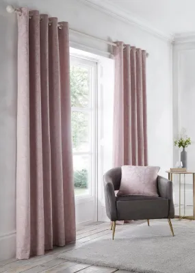 Dreams & Drapes Indiana Jacquard Eyelet Curtains