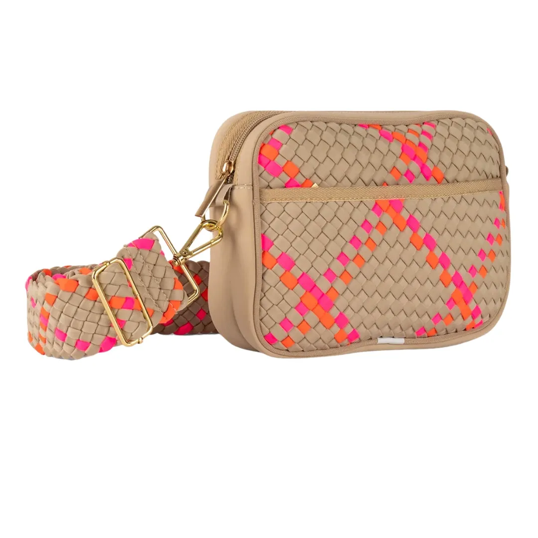 DREW BELIZE WOVEN CROSSBODY