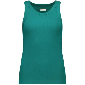 Eddie - Women's Rib Tank ||Dynasty Green