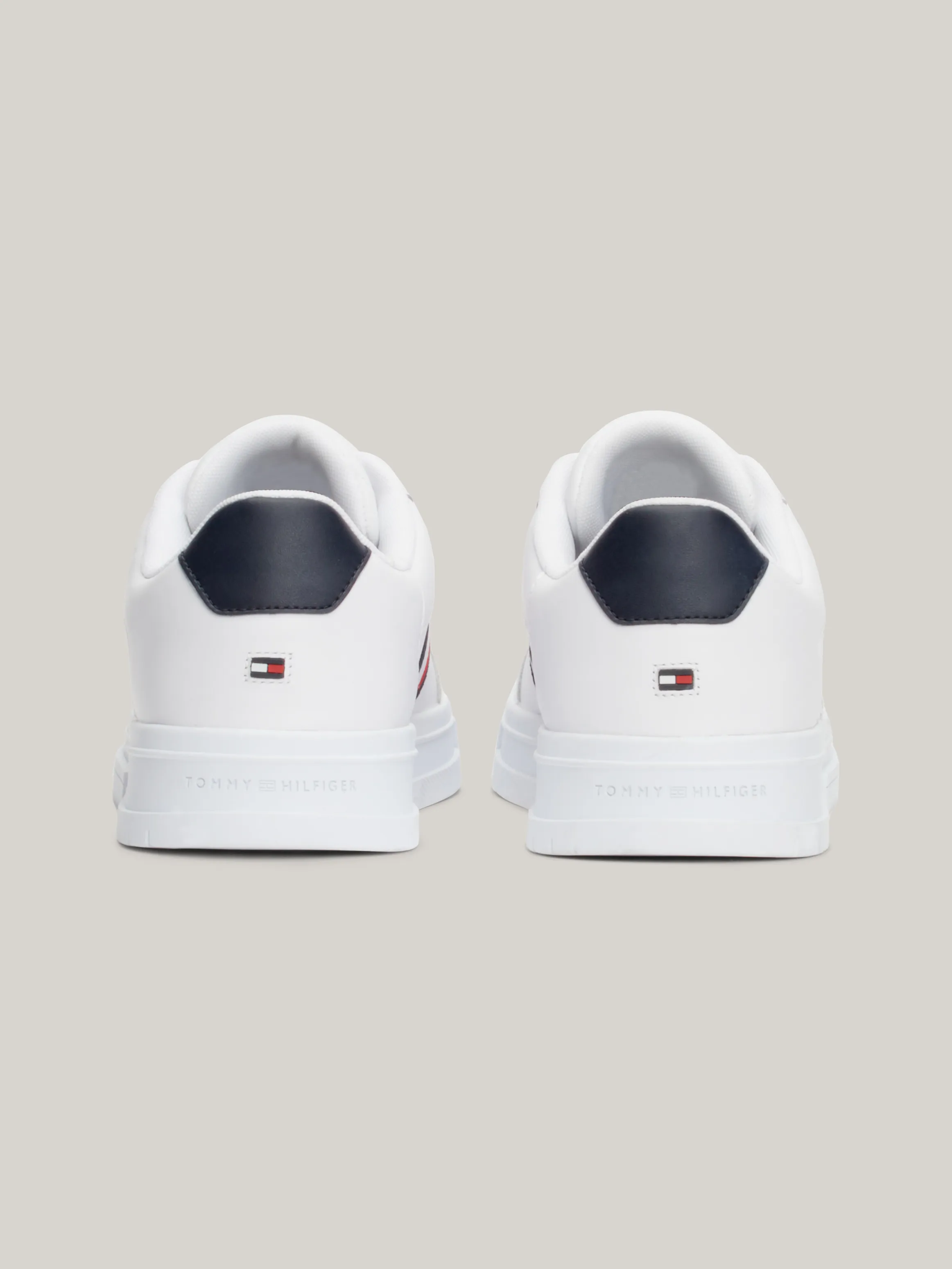 Essential Leather Signature Tape Trainers | Sneakers | Tommy Hilfiger