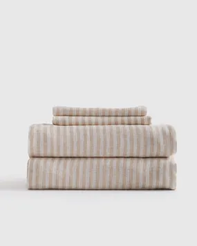 European Linen Stripe Sheet Set | Quince