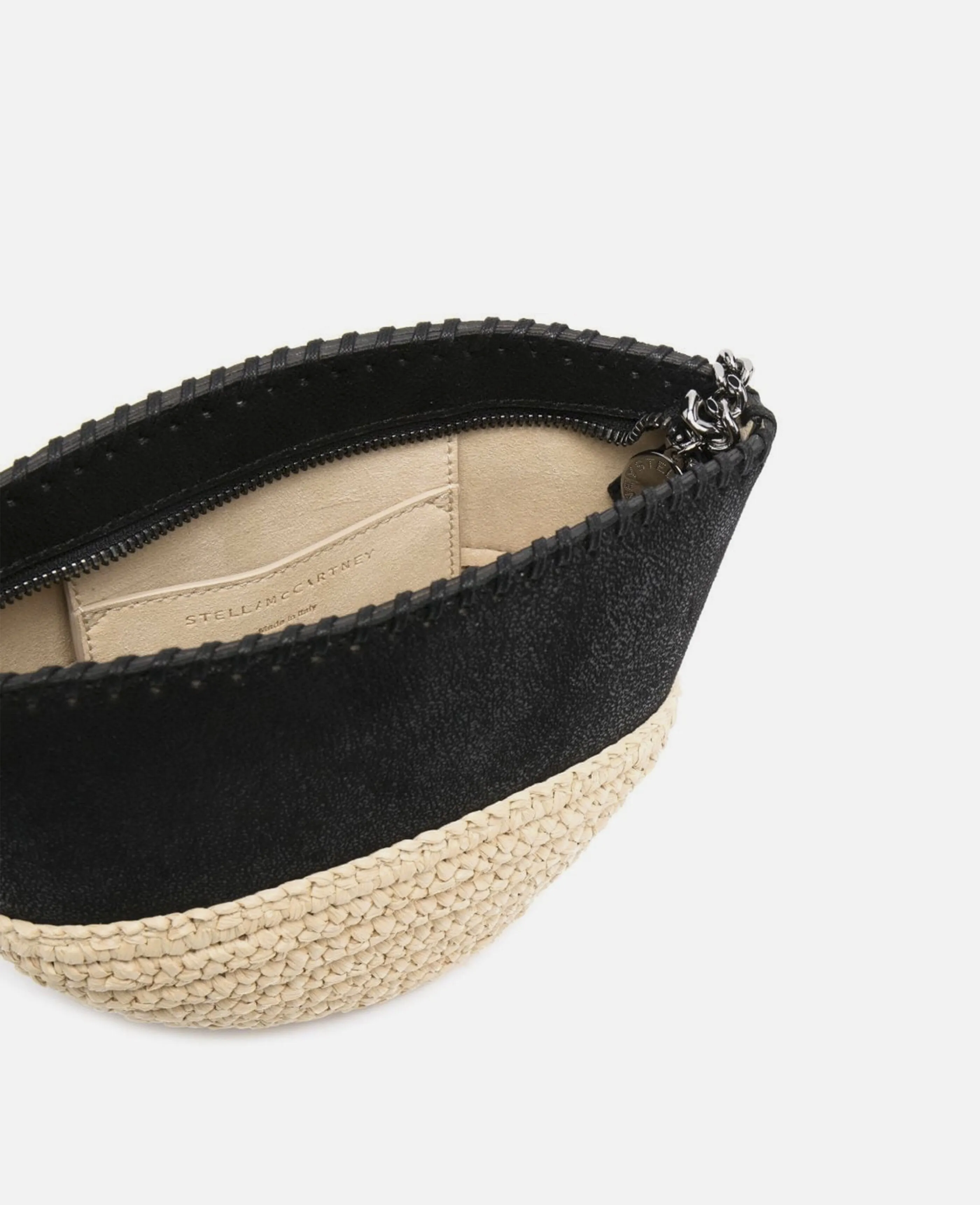 Falabella Raffia Mini Shoulder Bag  