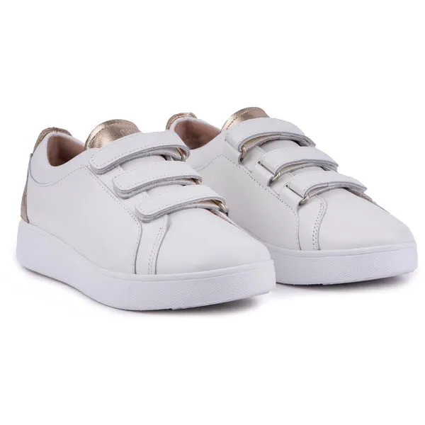 Fitflop Rally Metallic Strap Trainers