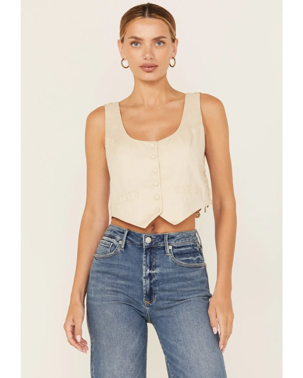 Free People Women's Bailey Crochet Vest