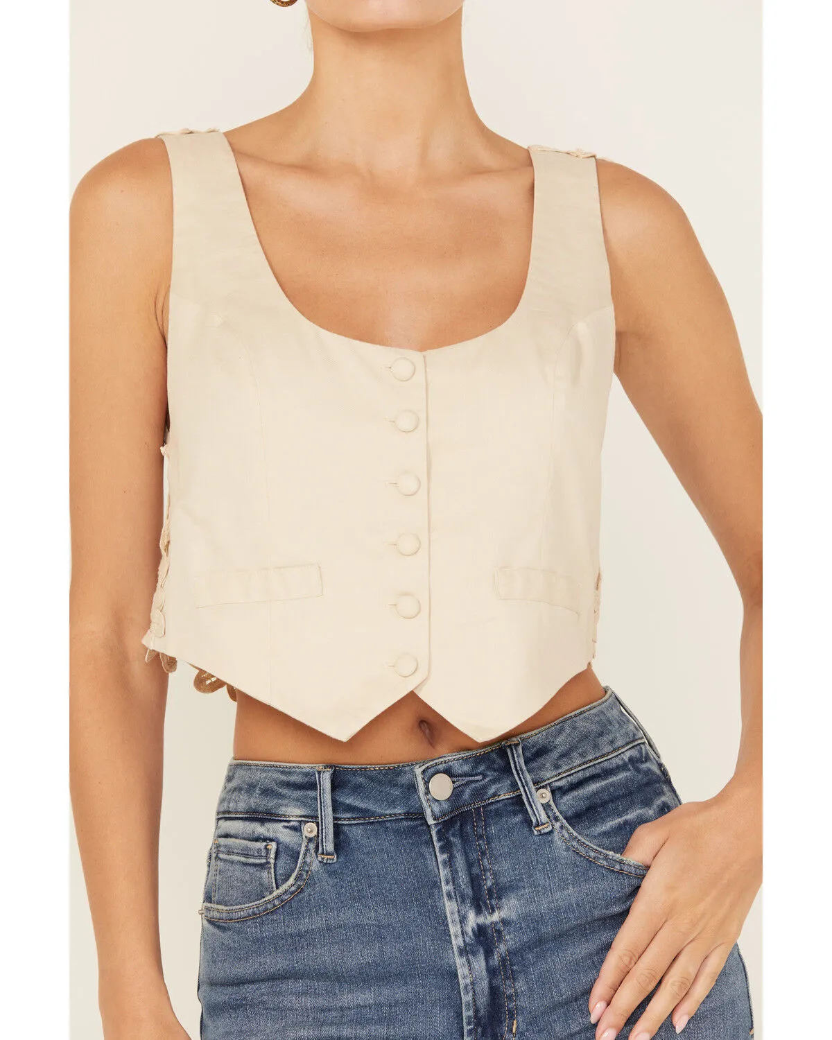 Free People Women's Bailey Crochet Vest