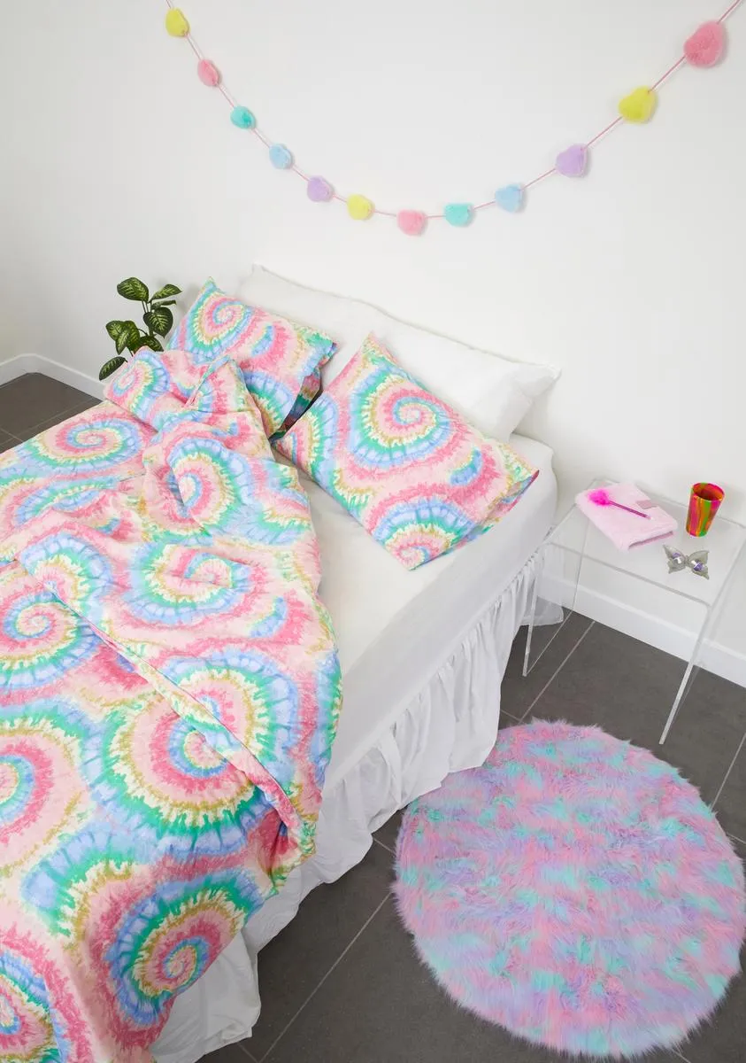 Funky Dreaming Tie Dye Duvet Cover-