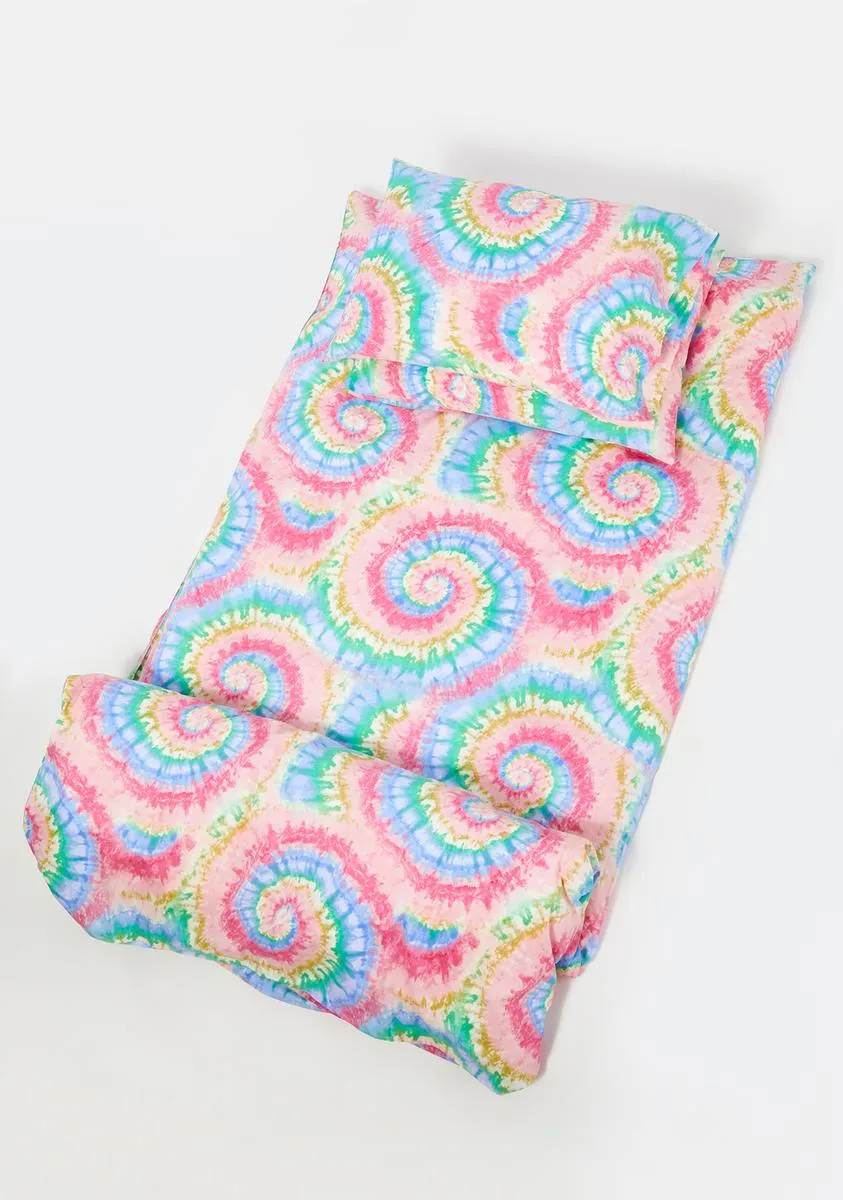 Funky Dreaming Tie Dye Duvet Cover-