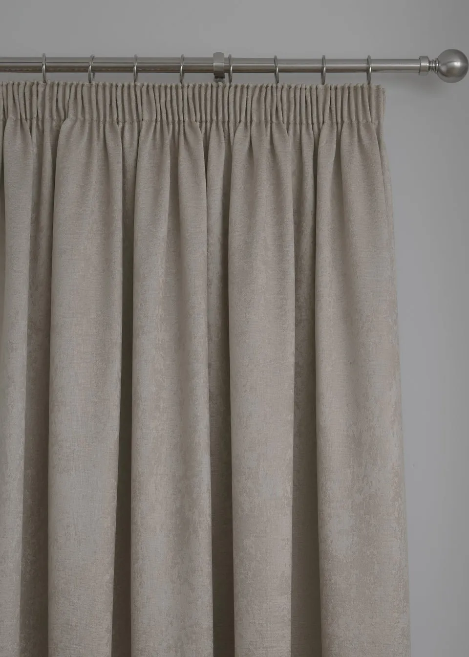 Fusion Galaxy Dimout Beige Pencil Pleat Curtains