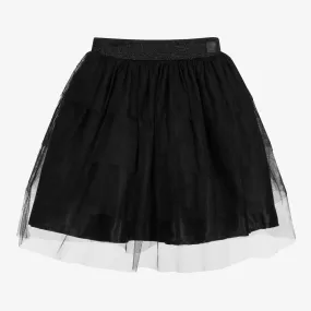 Girls Black Tulle Skirt