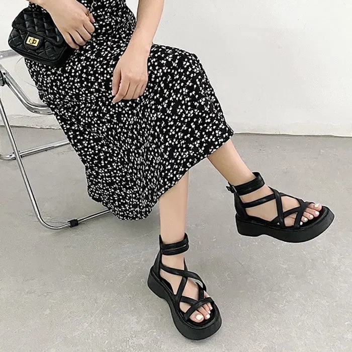 Goblincore Platform Sandals