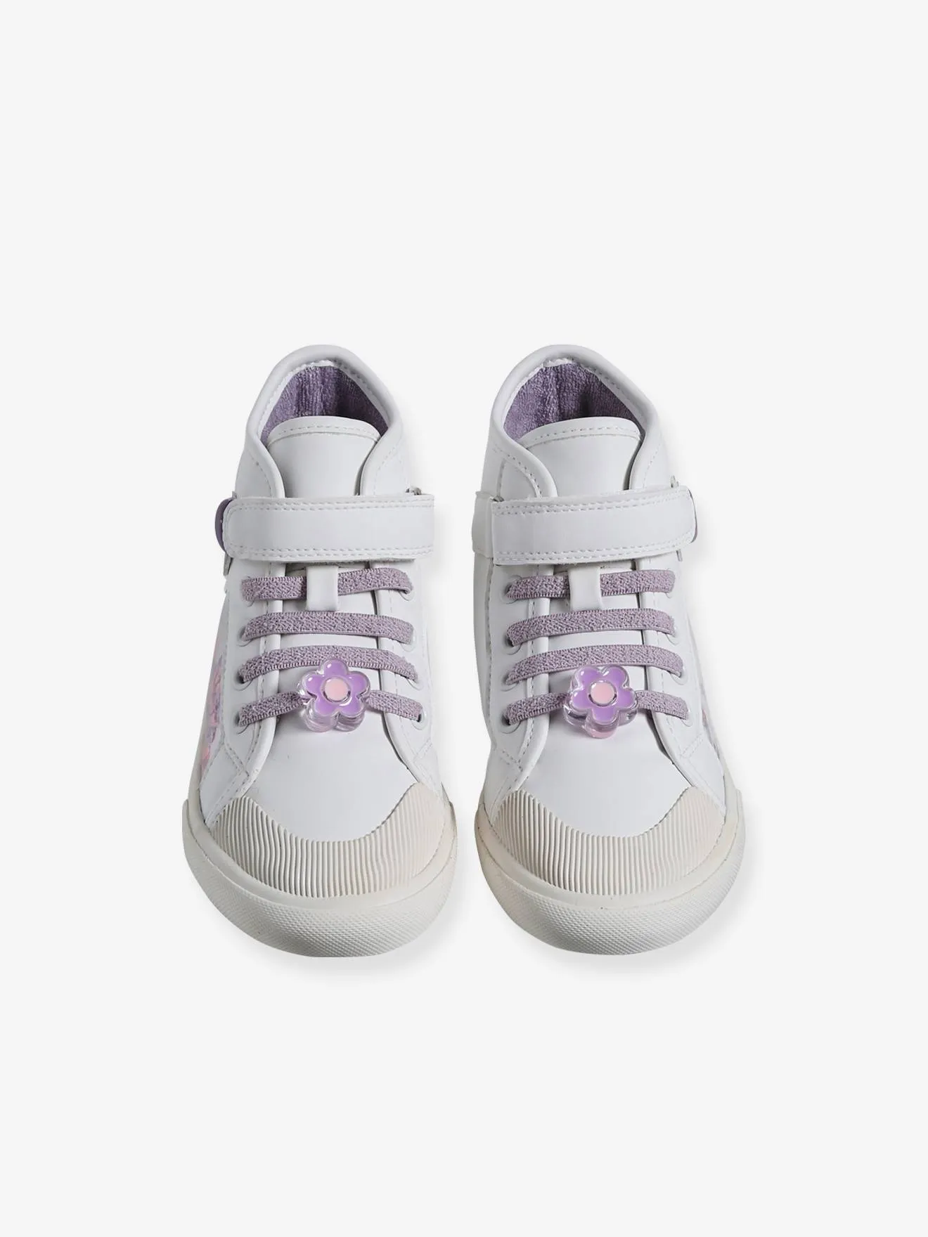 High-Top Trainers for Girls, Designed for Autonomy - white