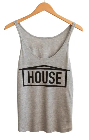 HOUSE Text Print Women's Tank Top