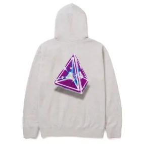 HUF Tesseract Triple Triangle Hoodie Grey