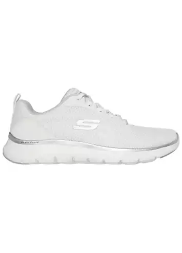 Ladies White Flex Appeal 5.0 Trainers by Skechers | Look Again