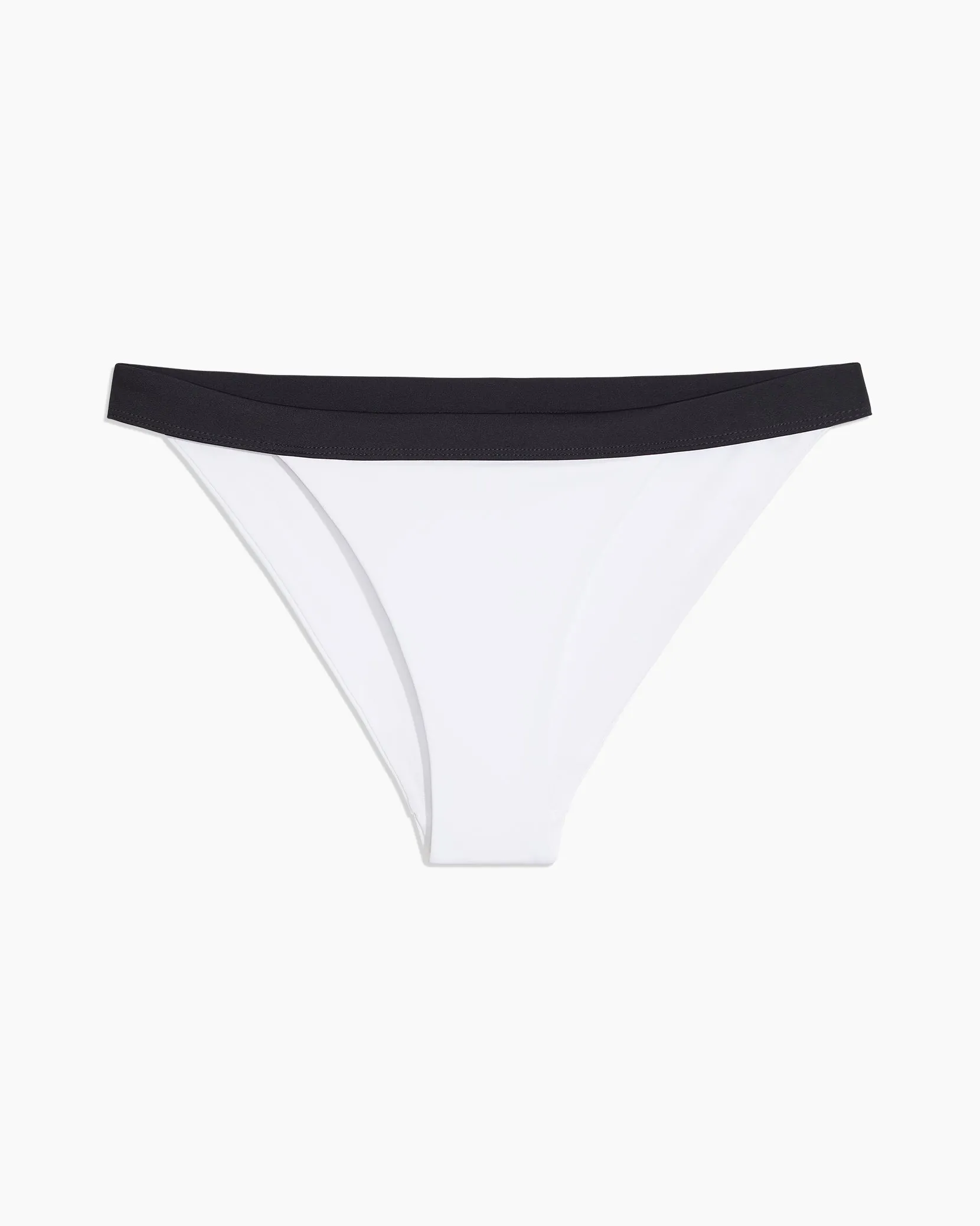 Leila Bikini Bottom | White/Black