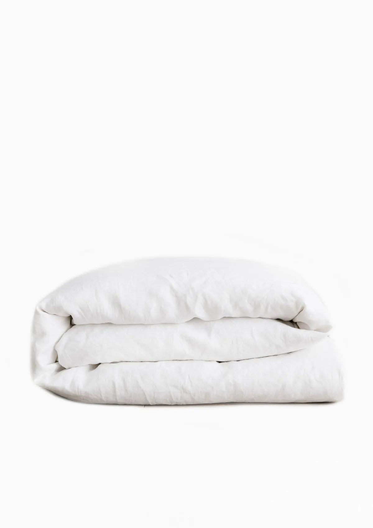 Linen Duvet Cover Queen | White