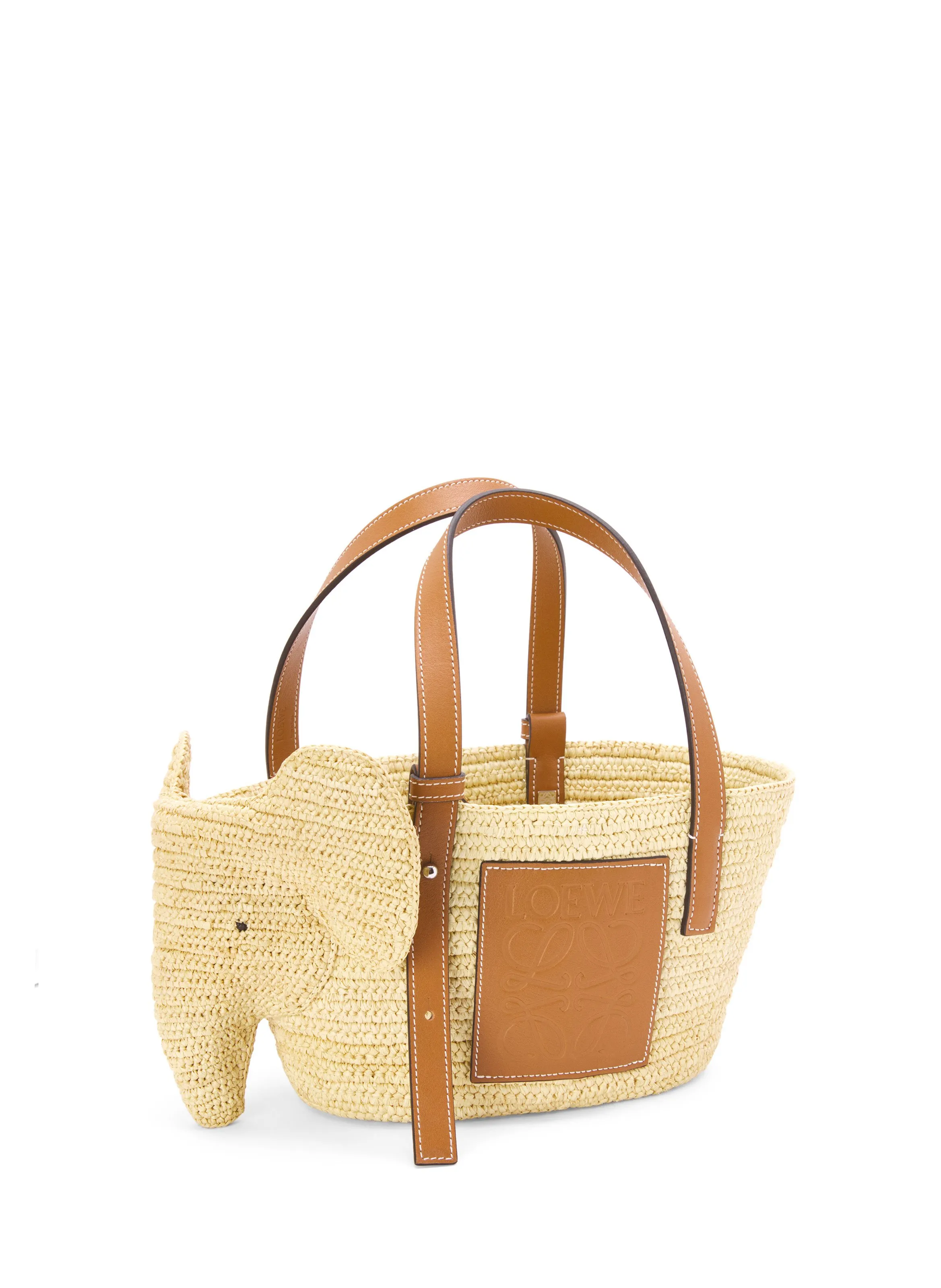 LOEWE  ELEPHANT BASKET SMALL BAG - Beige