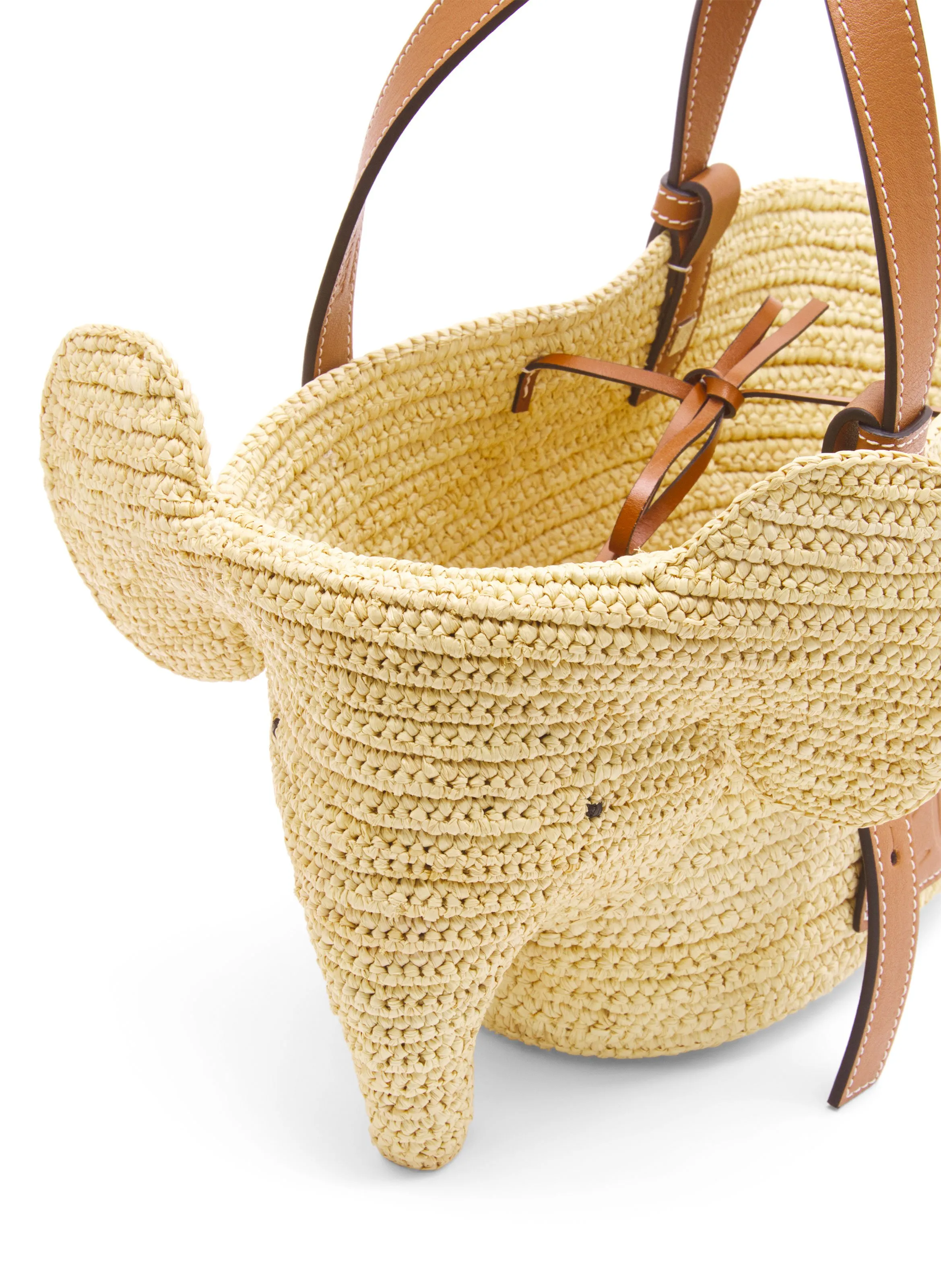 LOEWE  ELEPHANT BASKET SMALL BAG - Beige